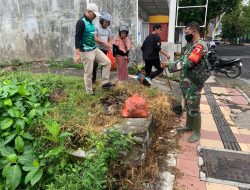 Pengabdian Babinsa Koramil 0825/01 Lakukan Karya Bakti 