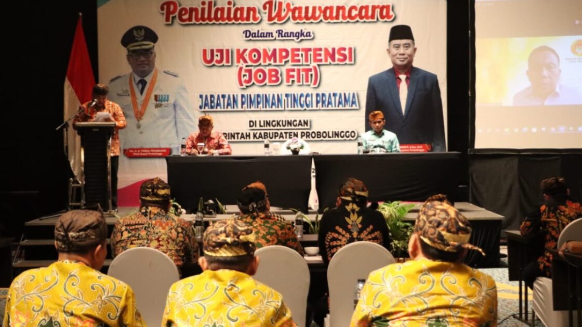Pemkab Probolinggo Gelar Uji Kompetensi untuk Para Pejabat Pimpinan Tinggi Pratama