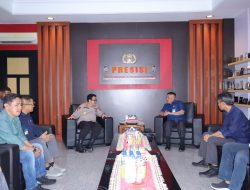 Mahasiswa Bentrok Rektor Untad Silahturahmi ke Kapolres Palu