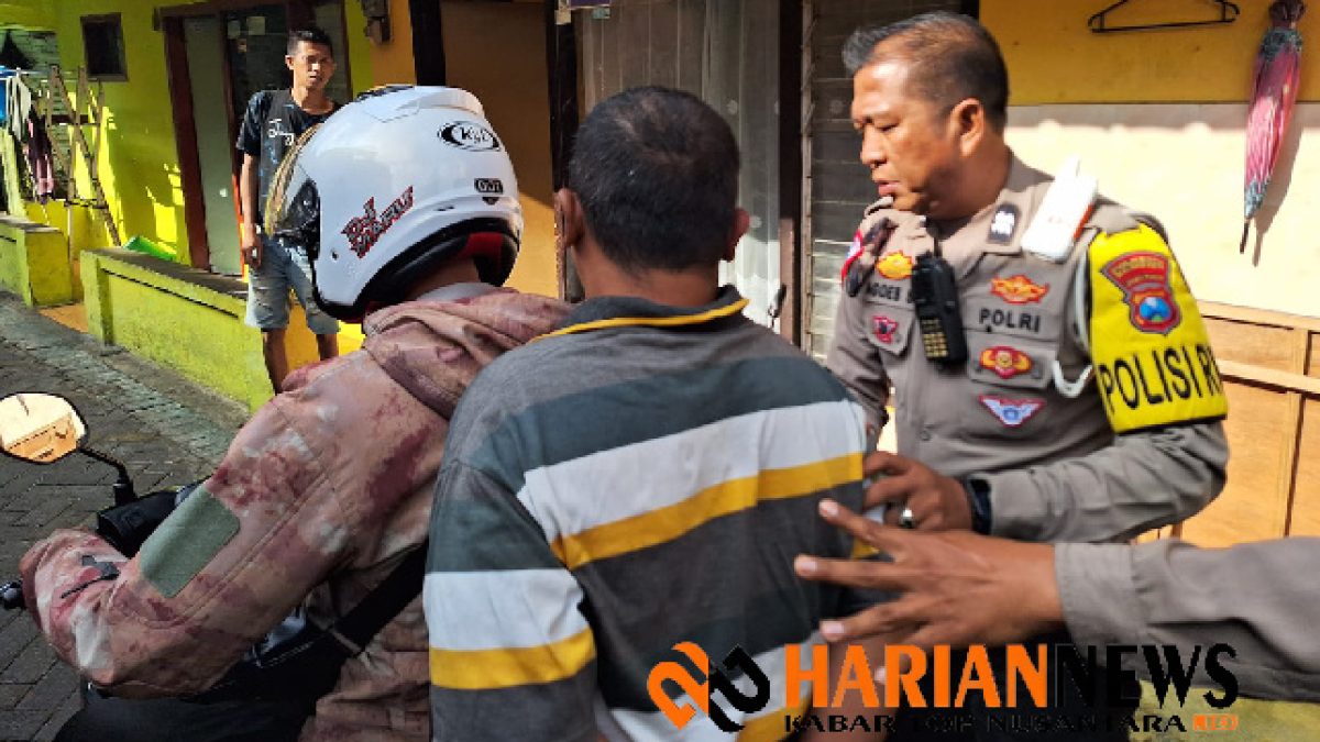 Terpergok Curi Tabung LPG Pria di Malang Diamankan Polisi RW