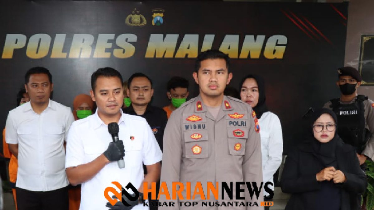 7 Tersangka TPPO Diamankan Polres Malang