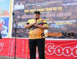 Turnamen Volly Ball Hut KBPPP Sambut HUT Bhayangkara ke 77