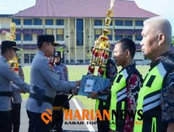 Kapolda Kalbar Gelar Apel Besar Satkamling dan Penyerahan Piala