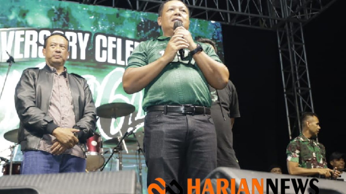 Perayaan HUT Bonek Istimewa Digelar di Mako Yonif 516/CY 