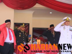 Danlanal Palu Hadiri Upacara HUT Bhayangkara