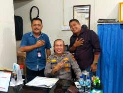 Silaturahmi Awak Media ke Kabag SDM Polresta Balikpapan