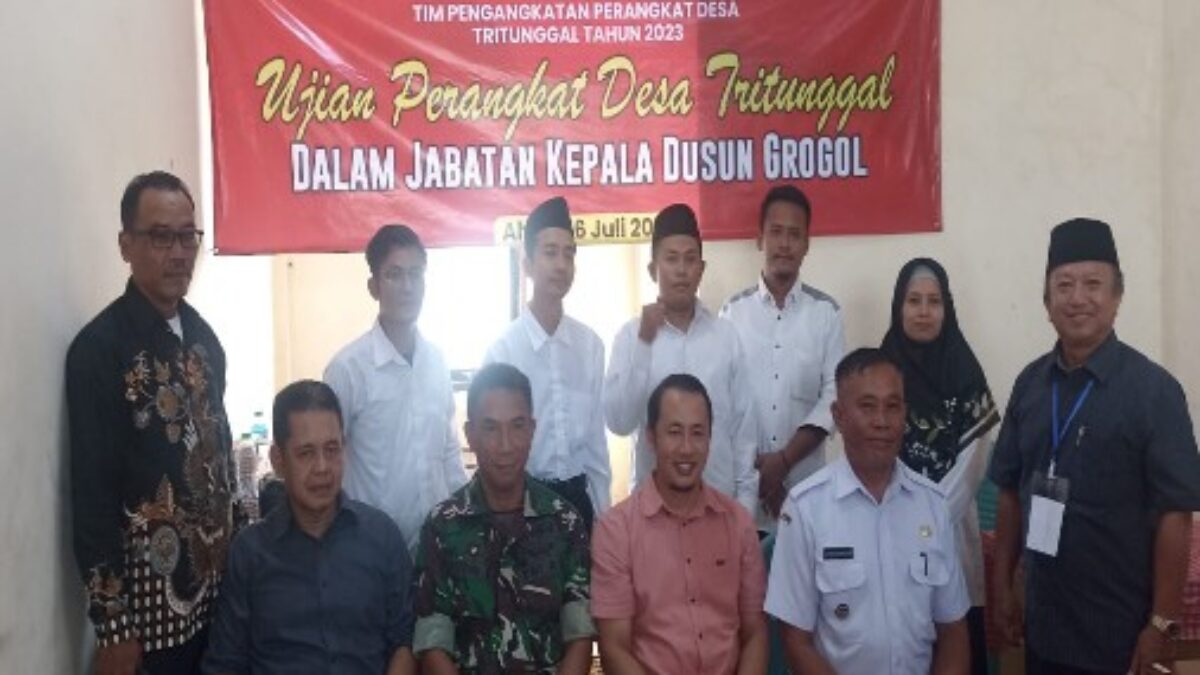 Ujian Perades Tritunggal Kecamatan Babat Dilakukan Secara Transparan