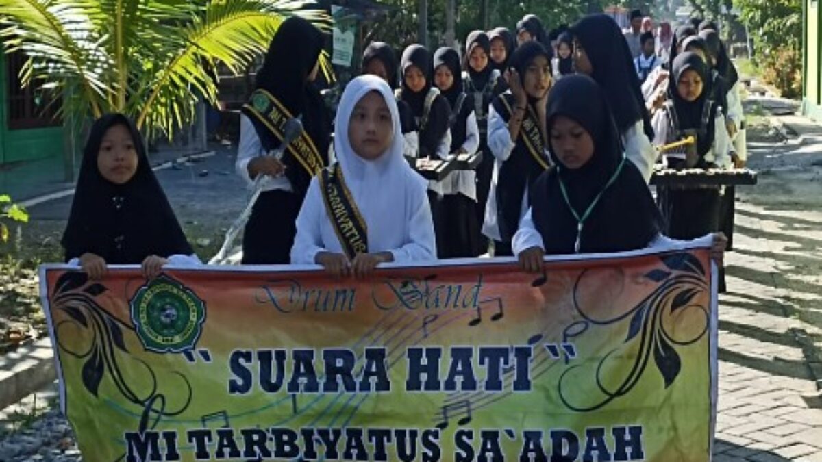 Pg/Tk/Mi Tarbiyatus Sa’adah Desa Keyongan Kecamatan Babat  Gelar Pawai Peringati 1 Muharram 1445 Hijriyah Desa Keyongan Kecamatan Babat