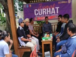 Jumat Curhat AKP Ali Fatoni SH Bersama Anggota Polsek Melaksanakan Giat Di Mapolsek Sugio Kecamatan Sugio