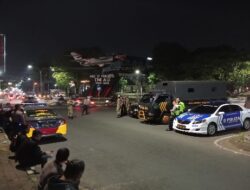 TNI Polri Lakukan Pengamanan Giat Perguruan Silat di Kota Malang 