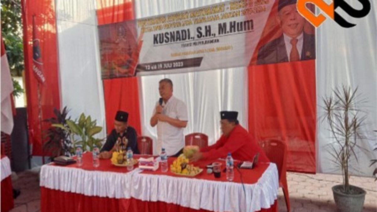 Kusnadi Faksi PDIP Gelar Reses Di Sedengan Sidoarjo