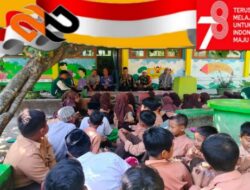 Babinsa Koramil 0812/07 Bluluk Tumbuhkan Jiwa Nasionalisme Dengan Melatih Hadroh Serta Berikan Wawasan Kebangsaan