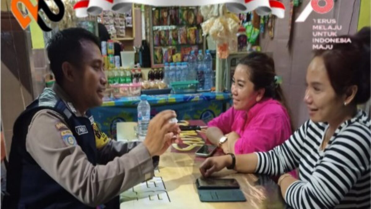 Himbauan Polsek Tegalsari Pada Giat Masyarakat Malam Hari
