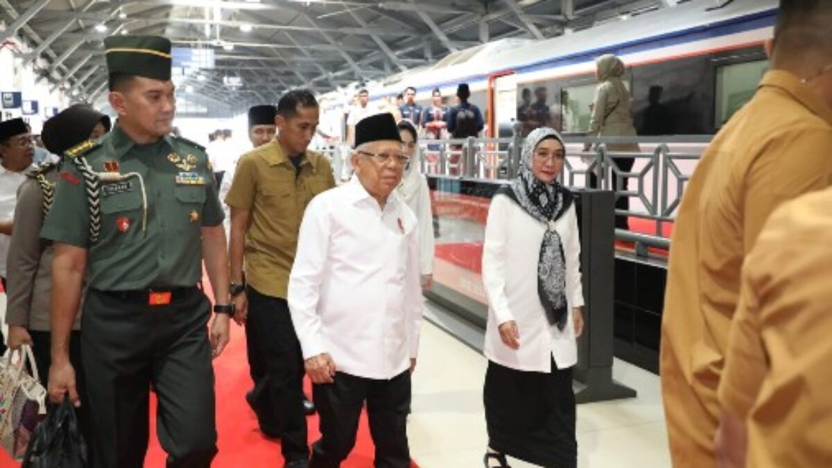 Giat Pengamanan Wapres di Stasiun Babat Dalam Kunjungan Kerja di Kabupaten Tuban