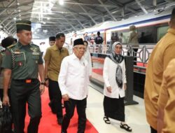 Giat Pengamanan Wapres di Stasiun Babat Dalam Kunjungan Kerja di Kabupaten Tuban