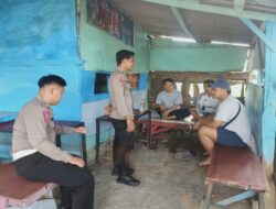 Giat Jumat Curhat Kapolsek Babat Ali Kantha Bermasa Masyarakat Desa Plaosan Kecamatan Babat