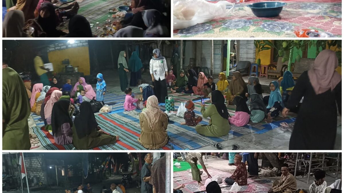 Warga Desa Keyongan RT 04 Gelar Tasyakuran Tahlil Dan Doa Bersama Peringati Malam 17 Agustus HUT RI Ke 78