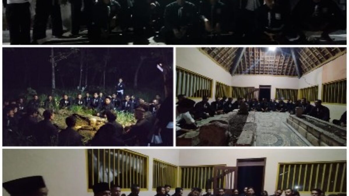 Puluhan Pendekar SH Terate Peringati Malam Kemerdekaan Serta Muasis Desa Tlogoagung