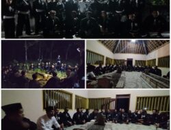Puluhan Pendekar SH Terate Peringati Malam Kemerdekaan Serta Muasis Desa Tlogoagung