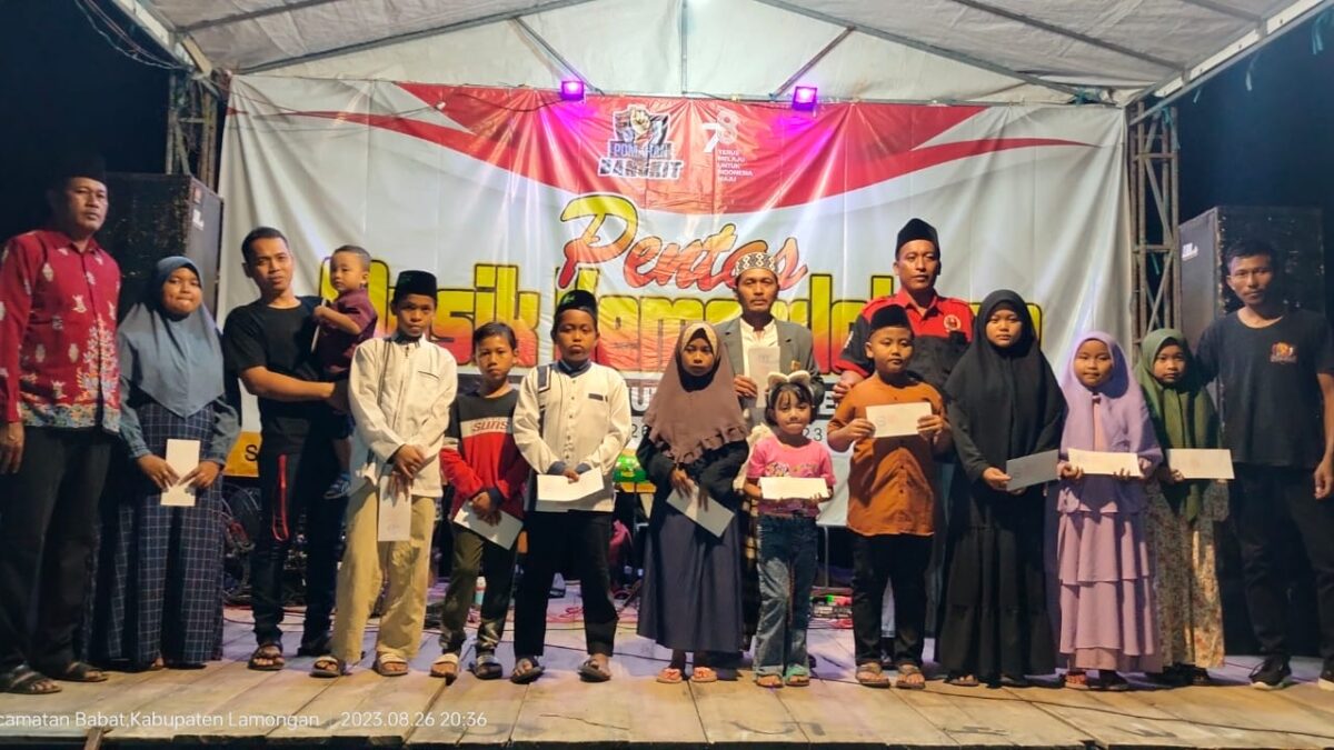 Gelar Malam Puncak Peringatan HUT RI Ke 78 Pemuda Pomahan Desa Gendongkulon Sajikan Hiburan Pentas Seni