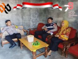 Giat Jumat Polsek Babat Kompol Ali Khanta S.H Dalam Rangka Menyampaikan Himbauan Kamtibmas Kepada Warga