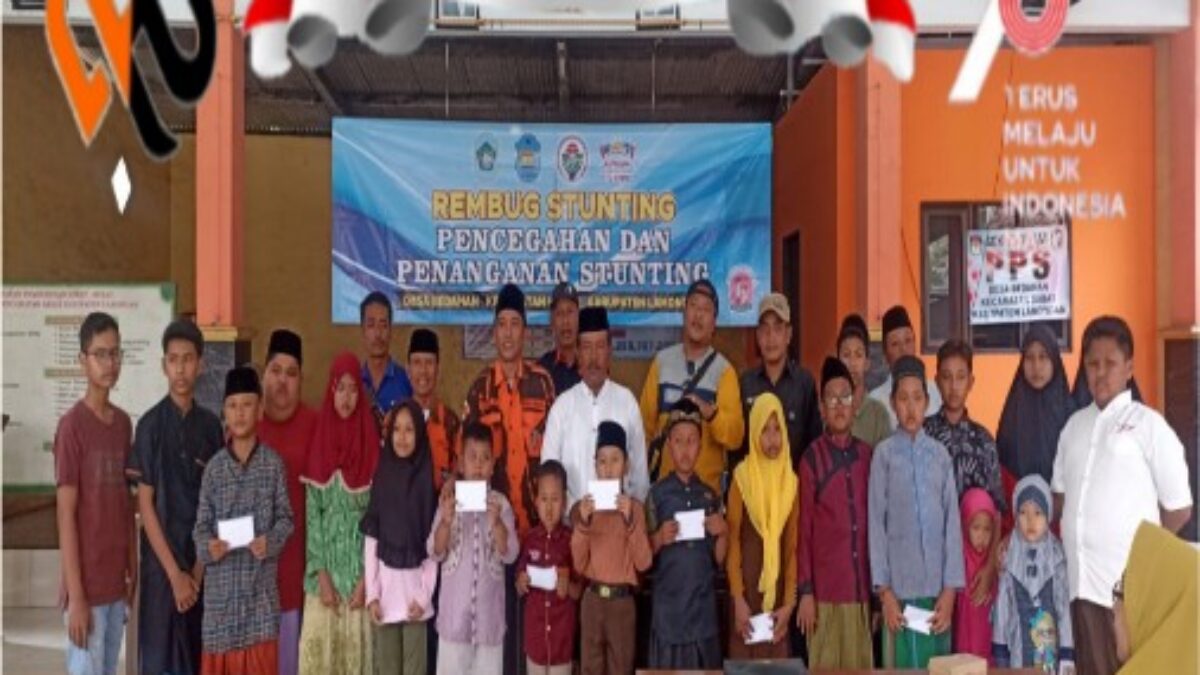 Pemuda Pancasila (PAC) Babat Adakan Rutinan Santuni Anak Yatim Di Desa Bedahan Kecamatan Babat