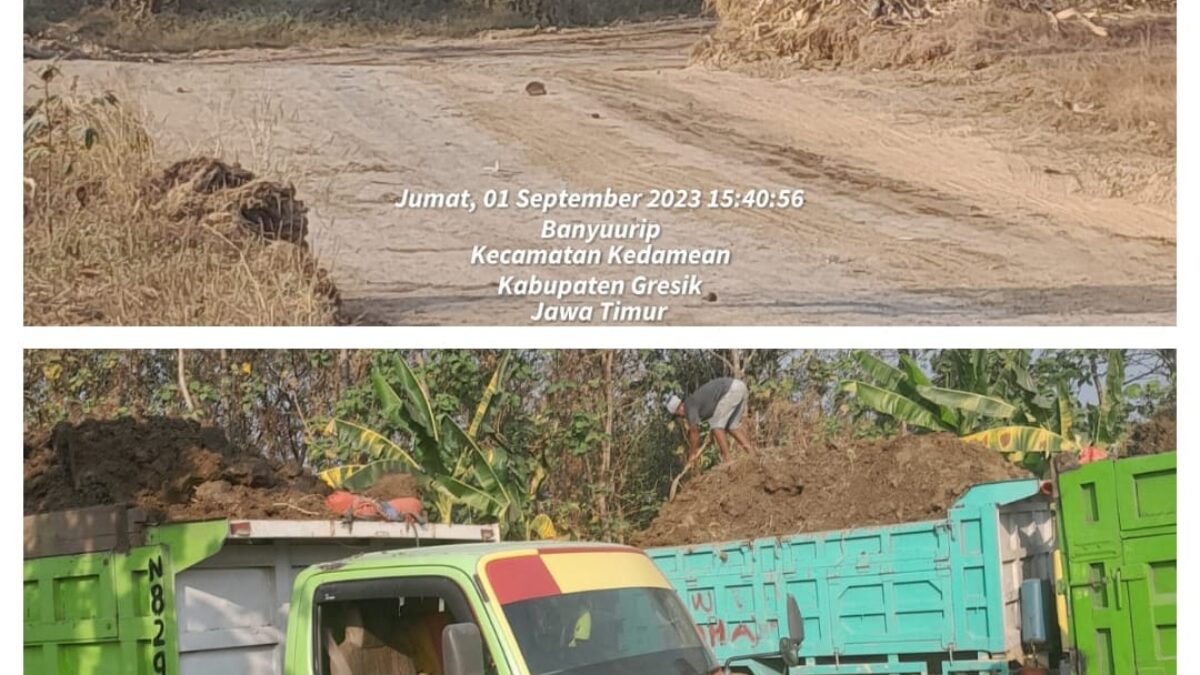 Maraknya Galian C Ilegal Yang Tidak Memiliki Izin Di Desa Manunggal Kecamatan Kedamean