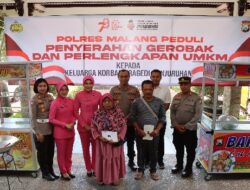 Kapolres Malang Salurkan Bantuan Modal Serta Sarana Pengembangan UMKM