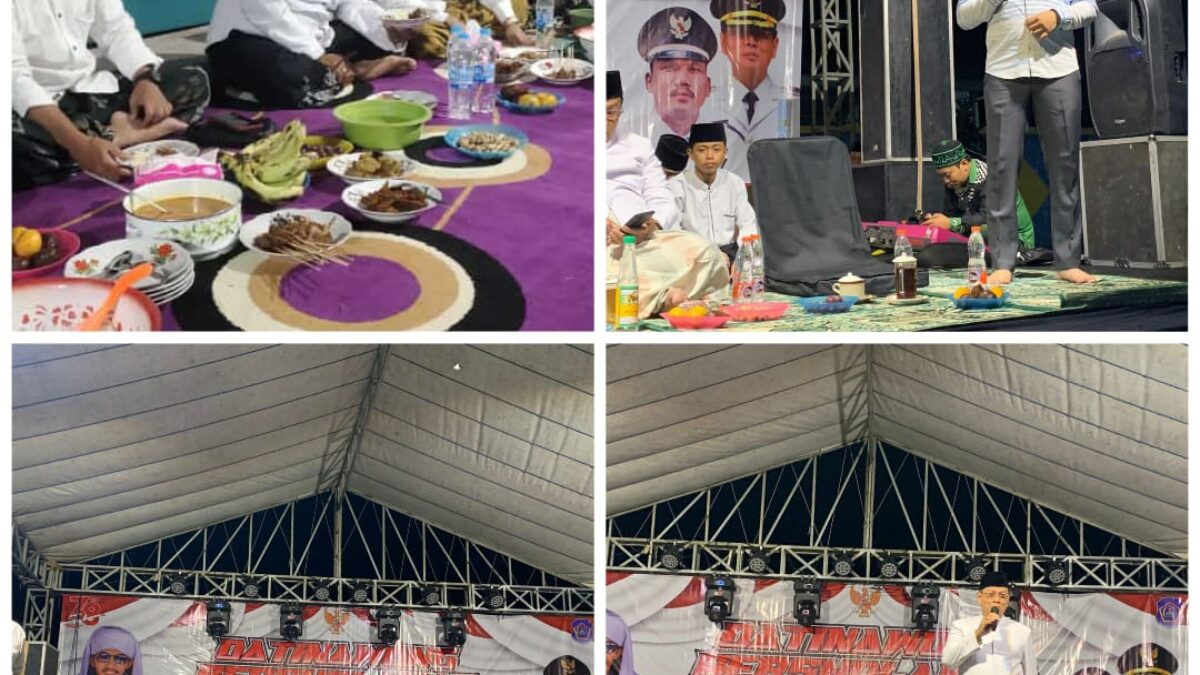 Puncak Acara HUT RI Ke 78 Pemdes Gelar Datinawong Bersholawat