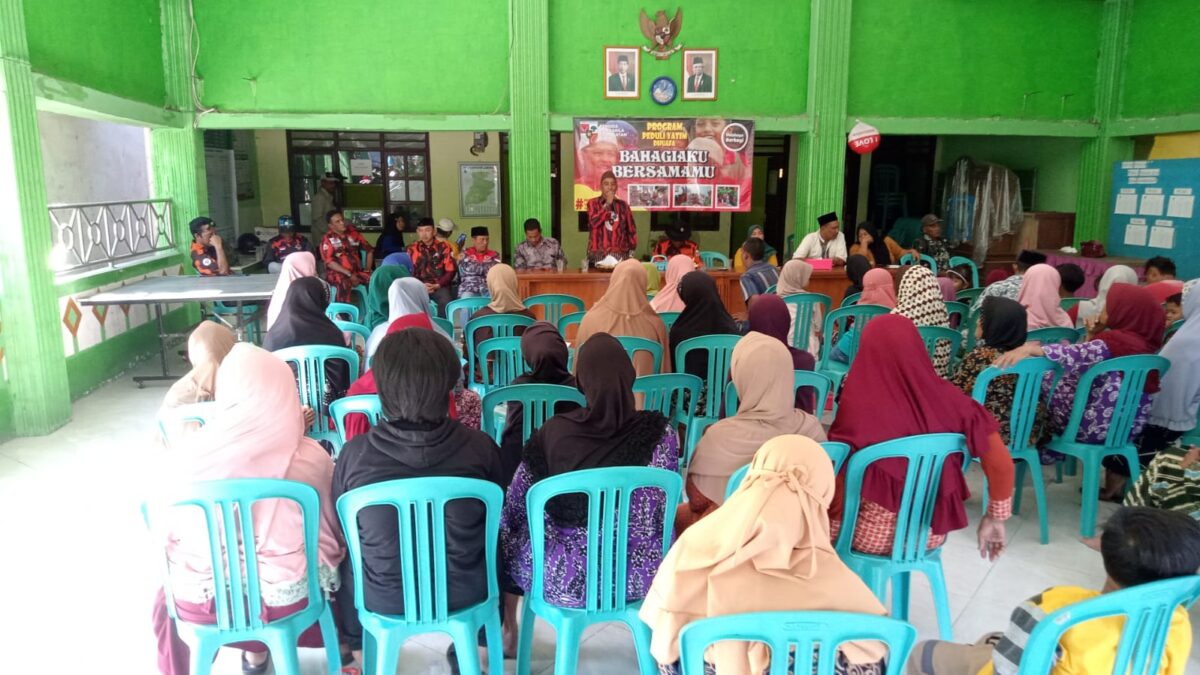 Giat Santunan Anak Yatim Serta Kaum Dhuafa PAC Pemuda Pancasila Babat di Desa Sambangan