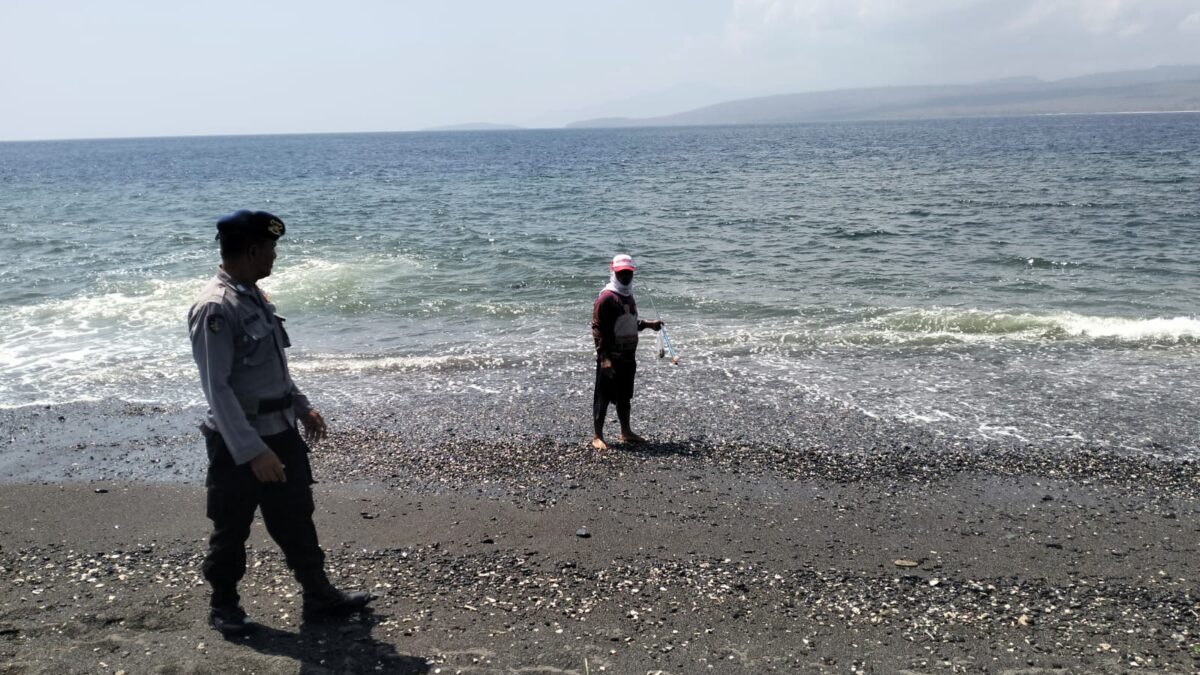 Bripka I Nyoman Suma Patroli dan Sambang Dialogis