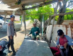 Satpolairud Polresta Banyuwangi Laksanakan Giat Patroli Dialogis Kawasan Pesisir Pantai Blibis