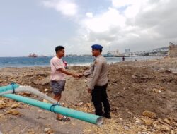 Satpolairud Polresta Banyuwangi Laksanakan Giat Patroli Harkamtibmas Kawasan Pesisir Pantai Melatis