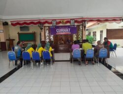 Kapolsek Sugio AKP Ali Fatoni SH Laksanakan Kegiatan Curhat Presisi Sehati Bertempat di Pendopo Kecamatan Sugio