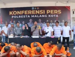 Polresta Malang Kota Amankan 26 Tersangka Selama Operasi Tumpas Narkoba Semeru 2023