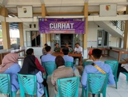 Kapolsek Sugio AKP Muhammad Lukman Hadi SH MH Laksanakan Kegiatan Kegiatan Jumat Curhat Sehati Bertempat di Balai Desa Sidobogem Kecamatan Sugio