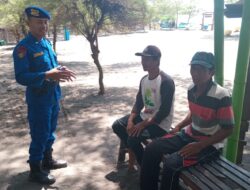 Lakukan Binmas Ini Pesan Aipda Adi Sudrajat Terhadap Pokdarwis Pantai Mustika