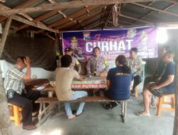 Jumat Curhat Polsek Sekaran di Warkop Esa Desa Bulutengger Kecamatan Sekaran