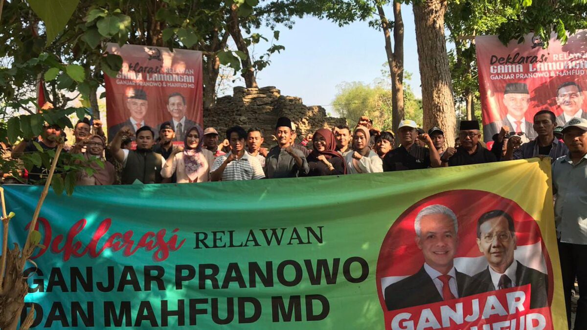 Deklarasi Dukung Gama (Ganjar-Mahfud) Kabupaten Lamongan Untuk Kemenangan Presiden dan Wakil Presiden 2024 