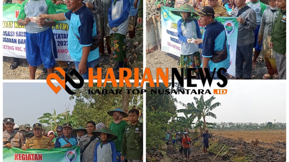 Normalisasi Saluran Irigasi Pertanian Angaran Dana 2023 Des Keting Kecamatan Sekaran
