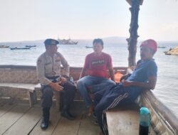 Ciptakan Area Pesisir Pantai Meneng Yang Aman Ini Yang Dilakukan Dua Personel Satpolairud Polresta Banyuwangi