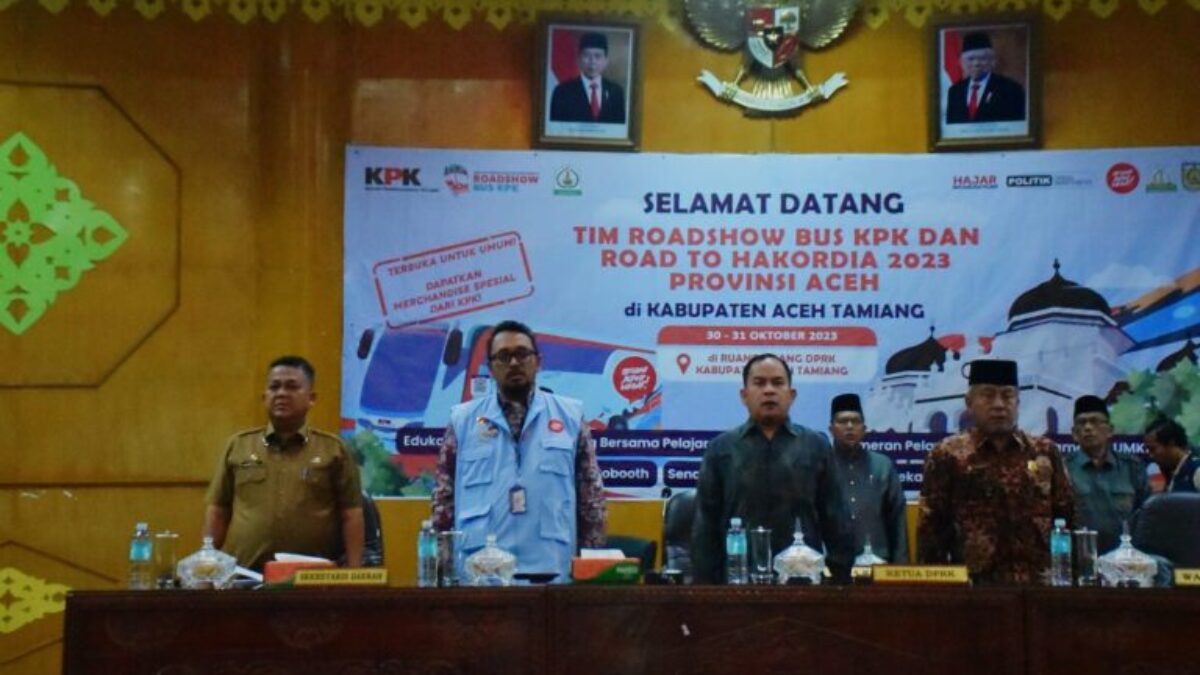 Roadshow Bus KPK “Jelajah Negeri Bangun Antikorupsi” Di Kabupaten Aceh Tamiang