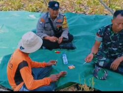 Bhabinkamtibmas Bripka Dimas Dwi Kuncoro Bersama Babinsa Desa Porodeso Jalin Sinergitas Dengan Warga Binaan