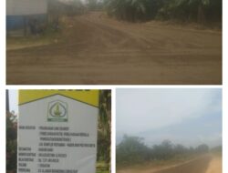Diduga Pengerjaan Pengaspalan Jalan Kompleks Pertamina Tembus Pabrik Mini PKS Paya Meta Senilai Milyaran Rupiah Tanpa Penyemprotan Abu