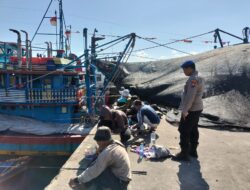 Lakukan Patroli Dialogis Area Dermaga Pelabuhan Tanjungwangi Ini Kata Kasubnit Binmasair Aiptu Gede Eka