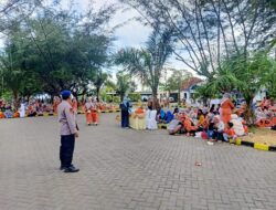 Kanit Pos Kota Aipda Haerul Umam Laksanakan Giat Pengamanan Gebyar Seni dan Olahraga RA Banyuwangi