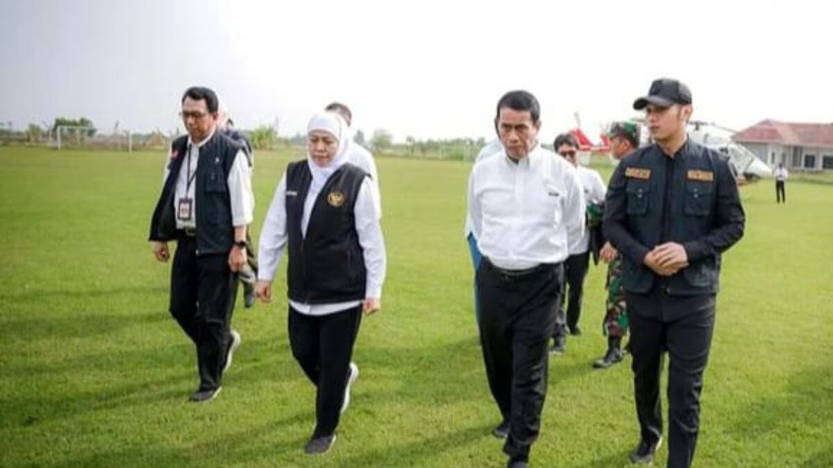 Gubernur Beserta Bupati Damping  Kunjungan Kerja Mentri Pertanian di Desa Ngadipuro Widang Tuban