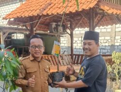 Bank Rakyat Indonesia (BRI) Cabang Babat 2 Serahkan 110 Bibit Mangga Serta Jambu Kristal Program BRI Menanam di Desa Keyongan Kecamatan Babat