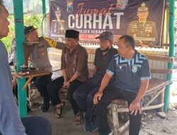 Polsek Sekaran Gelar Giat Jumat Curhat Sampaikan Keamanan Natal dan Tahun Baru
