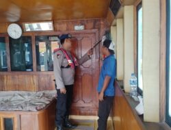 Laksanakan Patroli Rutin Ini Pesan Bripka Waluyo kepada Pengurus Kapal